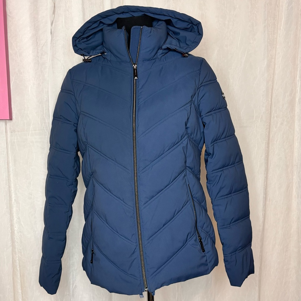 Michael Kors Packable Quilted Puffer Blue Jacket ✨ - Picture 2 of 8
